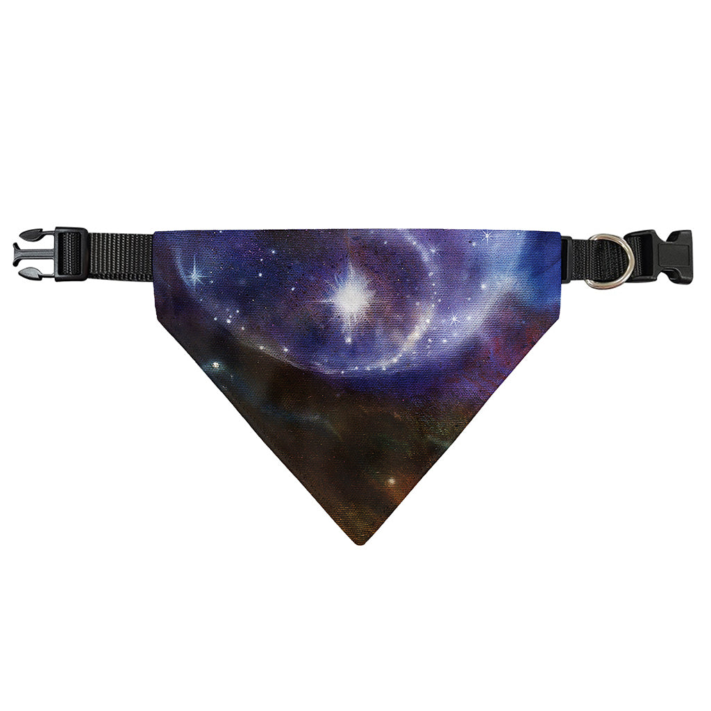 Woman Space Yin Yang Painting Print Over The Collar Dog Bandana