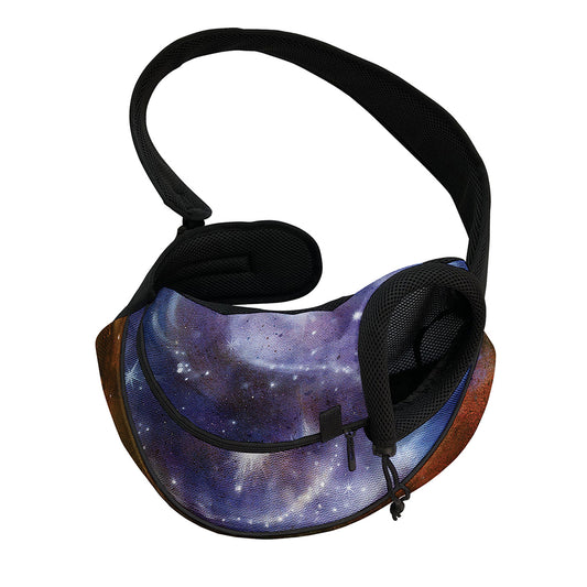 Woman Space Yin Yang Painting Print Pet Sling Carrier
