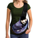 Woman Space Yin Yang Painting Print Pet Sling Carrier