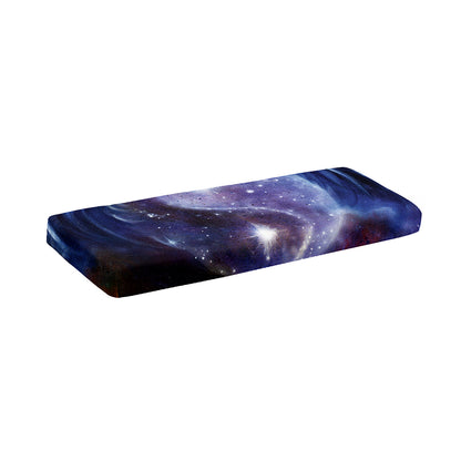 Woman Space Yin Yang Painting Print Piano Keyboard Cover