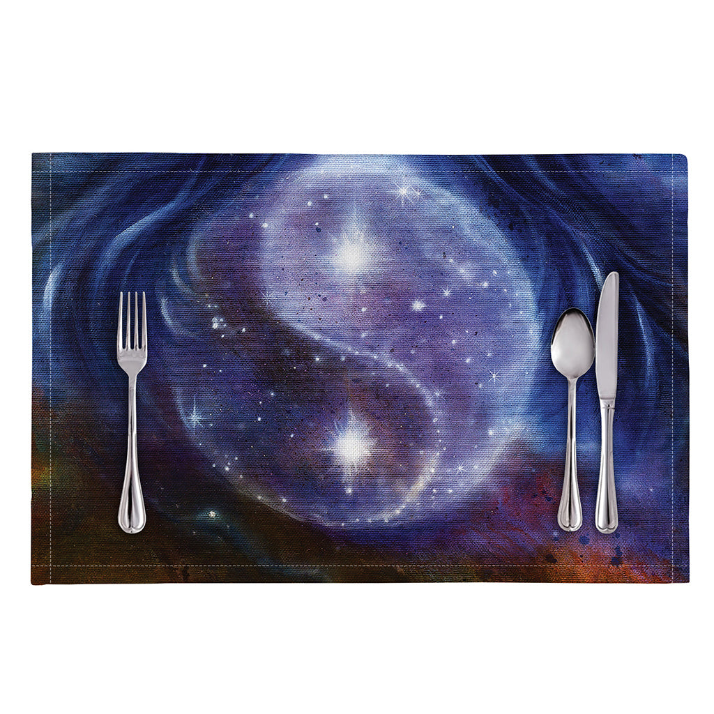 Woman Space Yin Yang Painting Print Placemat