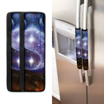 Woman Space Yin Yang Painting Print Refrigerator Handle Covers
