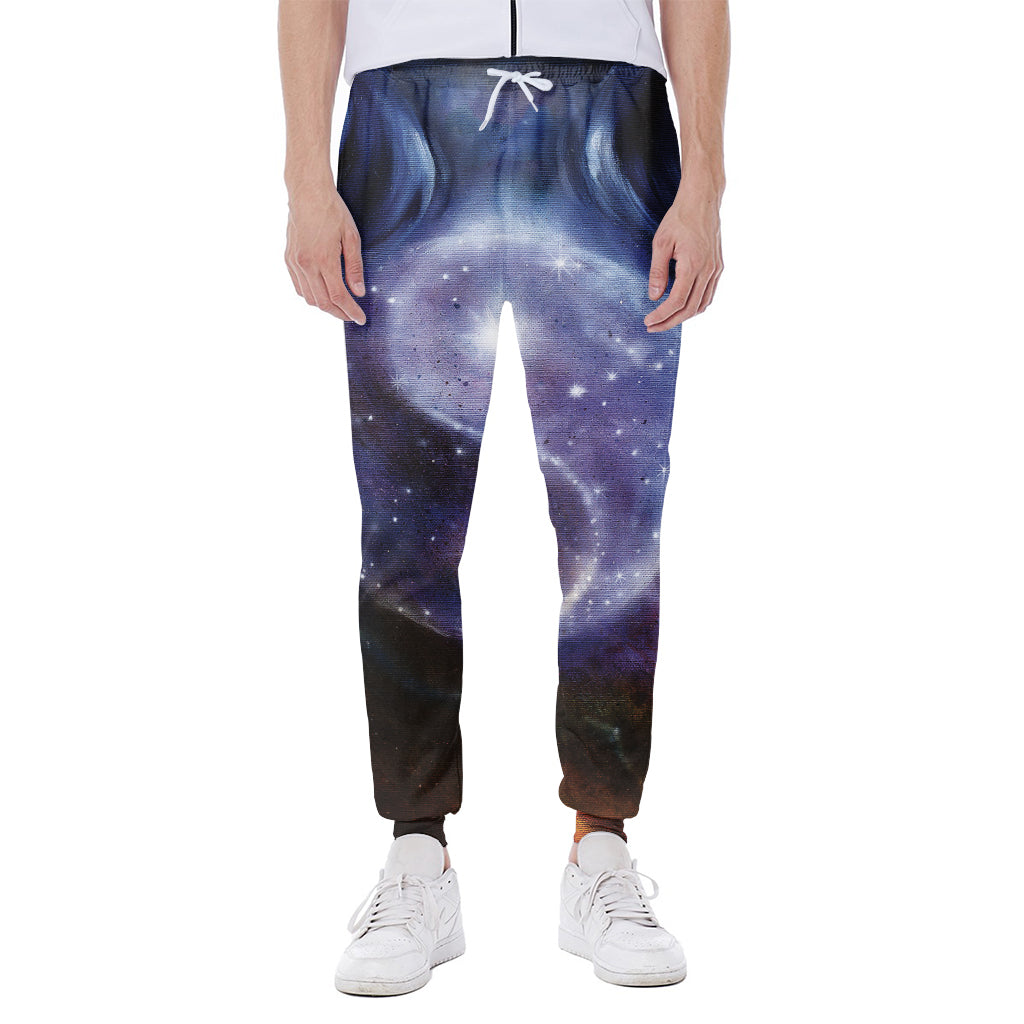 Woman Space Yin Yang Painting Print Scuba Joggers