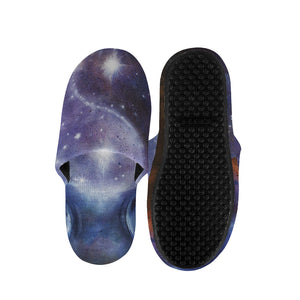Woman Space Yin Yang Painting Print Slippers