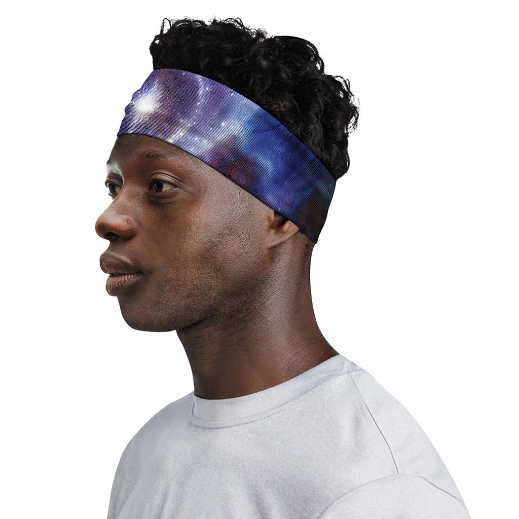 Woman Space Yin Yang Painting Print Sports Headband