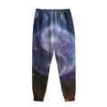 Woman Space Yin Yang Painting Print Sweatpants