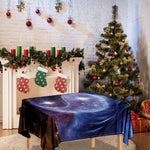 Woman Space Yin Yang Painting Print Tablecloth