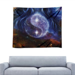 Woman Space Yin Yang Painting Print Tapestry