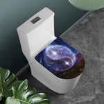 Woman Space Yin Yang Painting Print Toilet Lid Cover