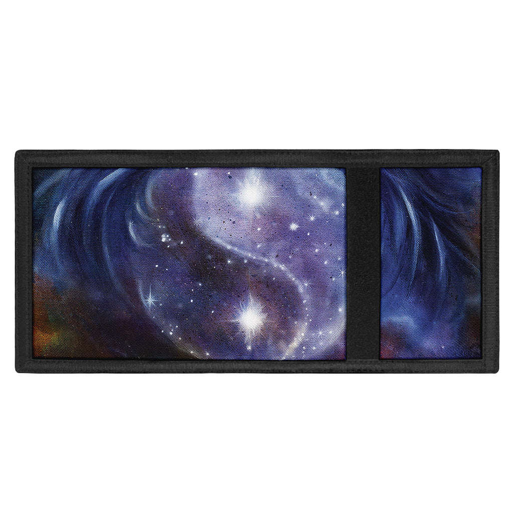 Woman Space Yin Yang Painting Print Trifold Wallet