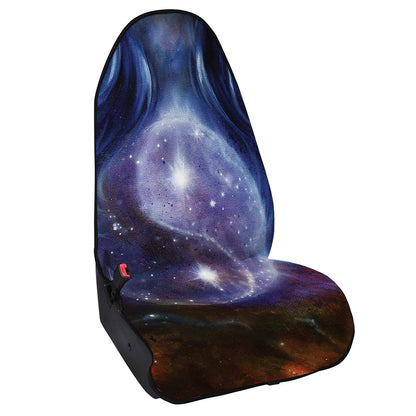 Woman Space Yin Yang Painting Print Waterproof Car Seat Cover