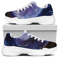 Woman Space Yin Yang Painting Print White Chunky Shoes