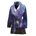 Woman Space Yin Yang Painting Print Women's Bathrobe