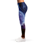 Woman Space Yin Yang Painting Print Women's Leggings