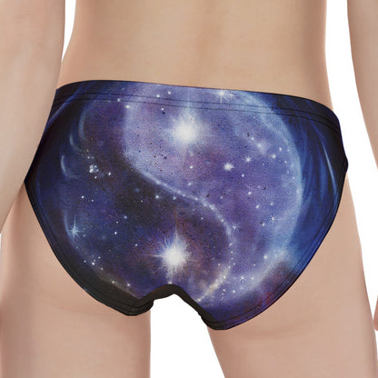 Woman Space Yin Yang Painting Print Women's Panties