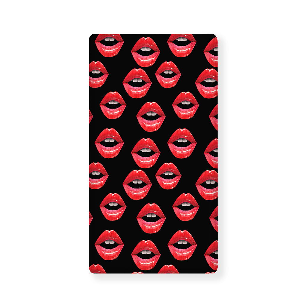 Women's Lips Pattern Print Baby Crib Sheet