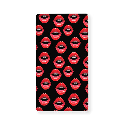 Women's Lips Pattern Print Baby Crib Sheet
