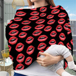 Women's Lips Pattern Print Baby Seat Cover