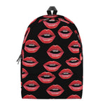 Women's Lips Pattern Print Backpack