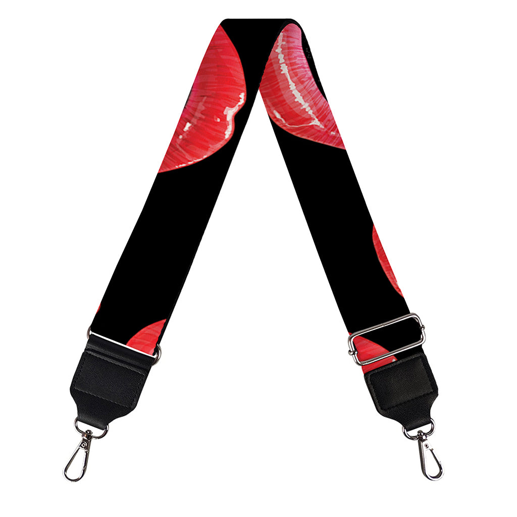 Women's Lips Pattern Print Bag Strap