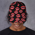 Women's Lips Pattern Print Baseball Cap