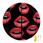 Women's Lips Pattern Print Basketball