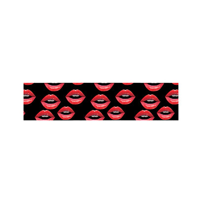 Women's Lips Pattern Print Bed Runner