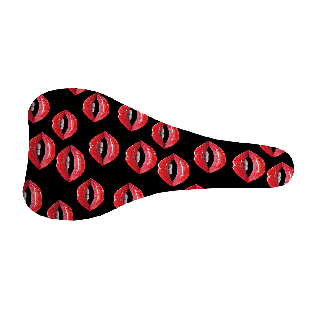 Women's Lips Pattern Print Bicycle Seat Cover