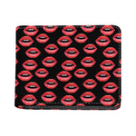 Women's Lips Pattern Print Bifold Wallet