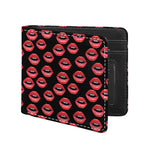 Women's Lips Pattern Print Bifold Wallet