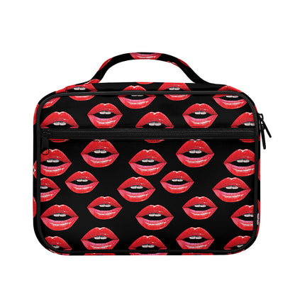 Women's Lips Pattern Print Briefcase Bible Bag
