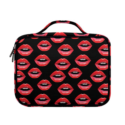 Women's Lips Pattern Print Briefcase Bible Bag