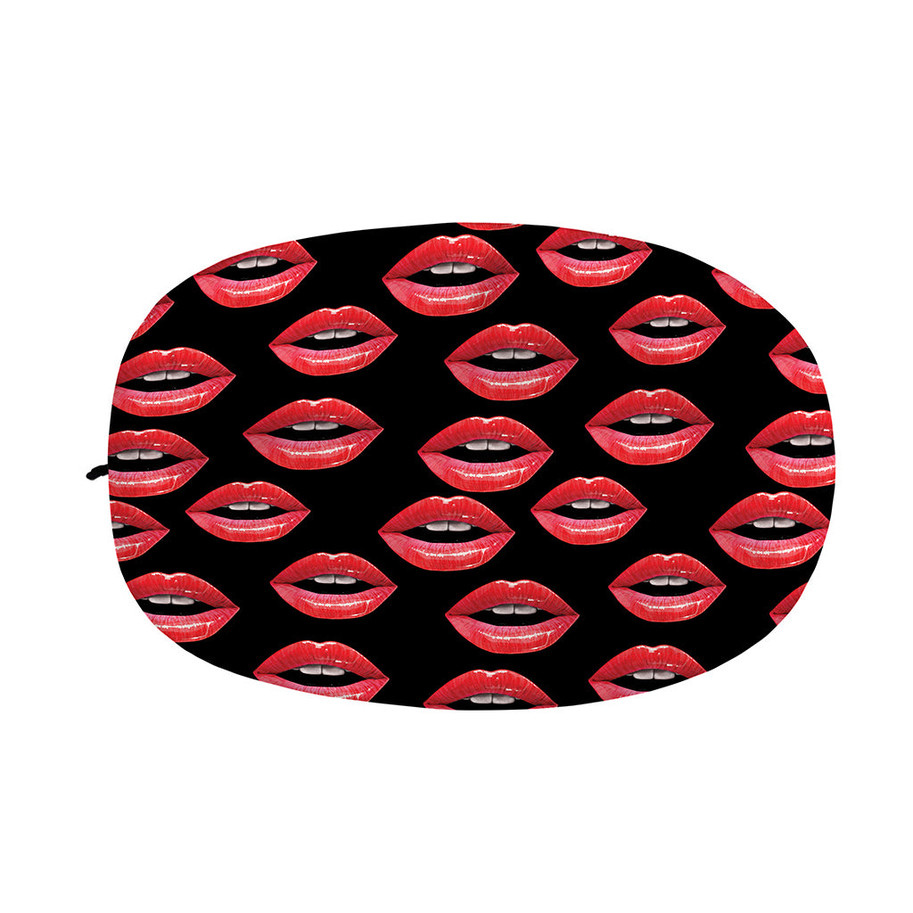 Women's Lips Pattern Print Car Side Mirror Covers
