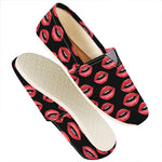 Women's Lips Pattern Print Casual Shoes