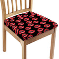 Women's Lips Pattern Print Chair Cushion Cover