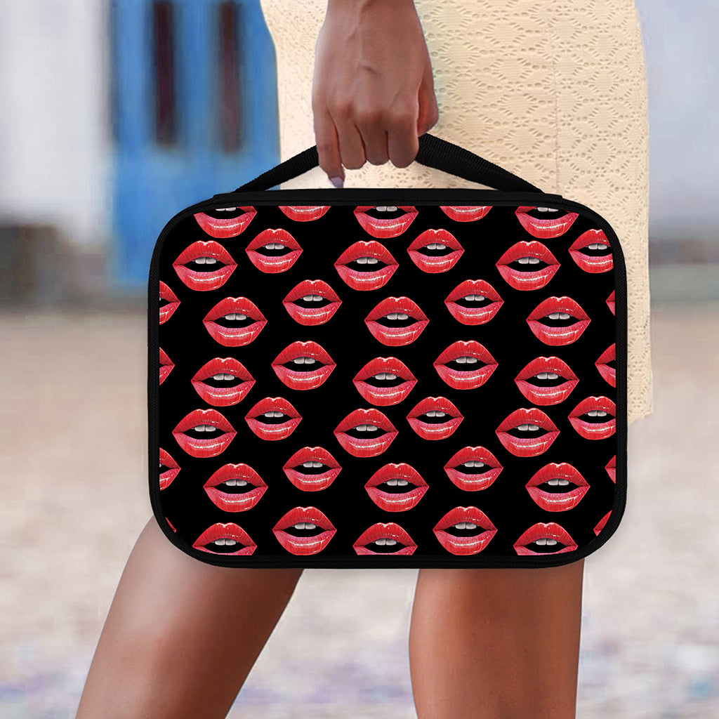 Women's Lips Pattern Print Classic Bible Case