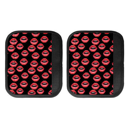 Women's Lips Pattern Print Handle Covers