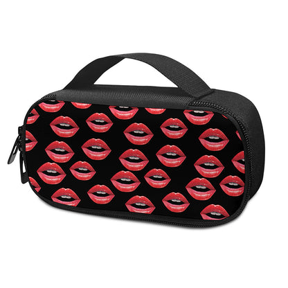 Women's Lips Pattern Print Insulin Cooler Travel Case
