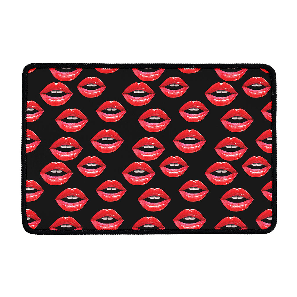 Women's Lips Pattern Print Kitchen Mat