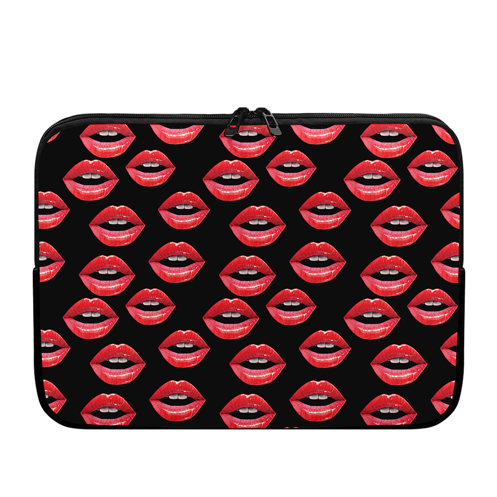 Women's Lips Pattern Print Laptop Sleeve