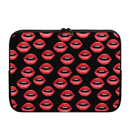 Women's Lips Pattern Print Laptop Sleeve