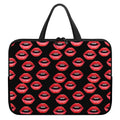 Women's Lips Pattern Print Laptop Sleeve With Handle