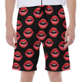 Women's Lips Pattern Print Men's Beach Shorts