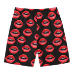 Women's Lips Pattern Print Men's Swim Trunks