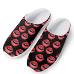 Women's Lips Pattern Print Mesh Casual Shoes