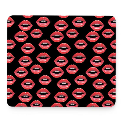 Women's Lips Pattern Print Mouse Pad