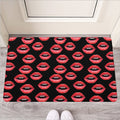 Women's Lips Pattern Print Rubber Doormat