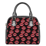 Women's Lips Pattern Print Shoulder Handbag