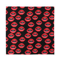 Women's Lips Pattern Print Silk Bandana