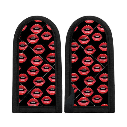 Women's Lips Pattern Print Skillet Handle Cover